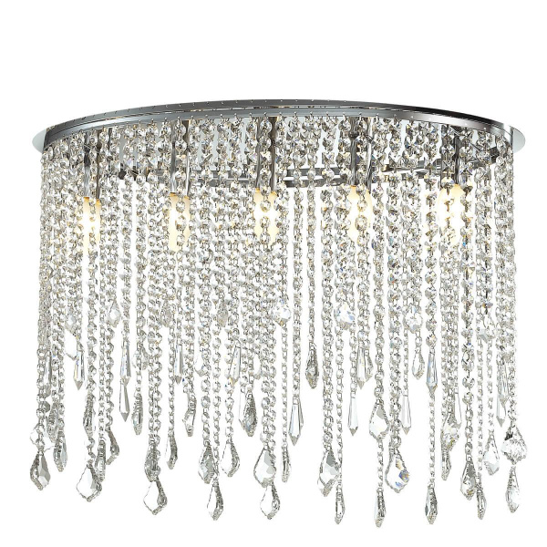 Favourite Rain Хром/Прозрачный Светильник потолочный 5*E14*40W 1692-5C