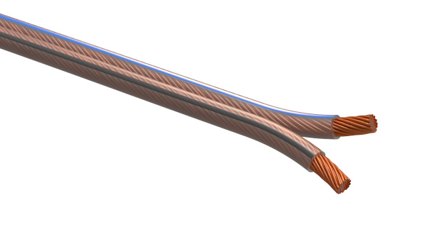 ЭРА Акустический кабель 2х1,50 мм2 прозрачный, 10 м