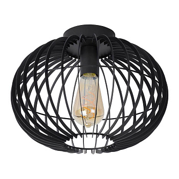 Lucide Черный Светильник 78199/01/30 REDA потолочный E27 Ø32cm H24cm