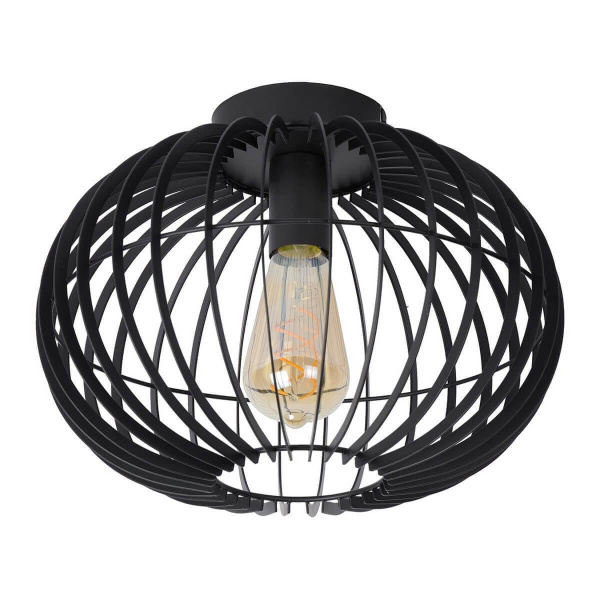 Lucide Черный Светильник 78199/01/30 REDA потолочный E27 Ø32cm H24cm