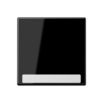 JUNG Клавиша с полем для надписи, чёрный A590BFNASW