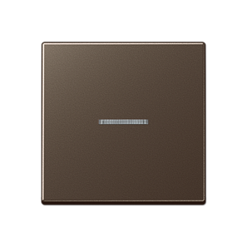 JUNG Клавиша для KNX кнопки, 1 группа, с окошком дюропласт мокка A101KO5MO