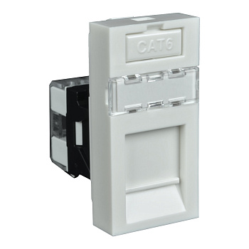 Kopos Розетка компьютерная RJ-45 Cat. 6E QUADRO QD 45x22,5/6 (HB) QD 45X22.5-RJ45/6_HB