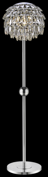 Wertmark WE113.04.105 Торшер Хром/Прозрачный E14 4*40W