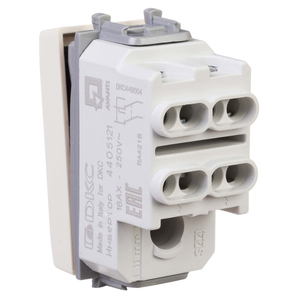 Купить DKC Инвертор модульный, "Avanti", "Ванильная дымка", 1 модуль