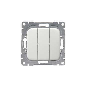 ABB Jussi Бел Выключатель 3-клавишный, 1-полюсный, 16А/230В 2TKA000149G1