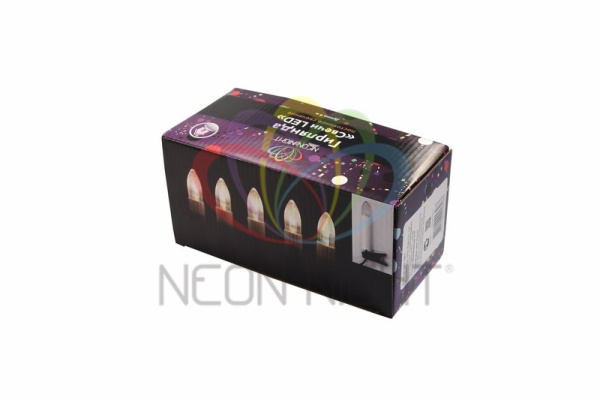 Купить REXANT Гирлянда "Свечи" 4м, темно-зеленый ПВХ, 20 LED ТЕПЛЫЙ БЕЛЫЙ 303-083