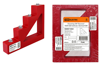 TDM Изолятор SM "Лесенка" 450А 9кВ 4х30мм с болтом SQ0807-0064