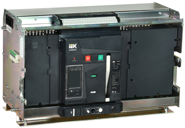 IEK ARMAT Автоматический выключатель воздушный выдвижного исполнения 3P H 125кА 6300А TT с акс.