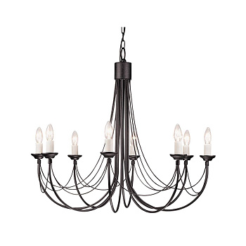 Natural Concept CARISBROOKE Люстра CB8-BLACK Natural Concept CARISBROOKE Люстра CB8-BLACK