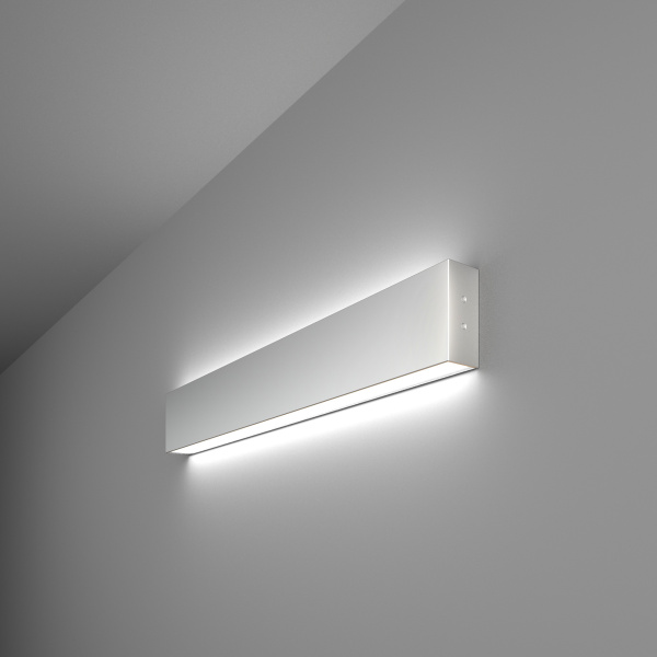 Elektrostandard 101-100-40-53 / Линейный светодиодный накладной двусторонний светильник 53см 20W 6500K матовое серебро a041476