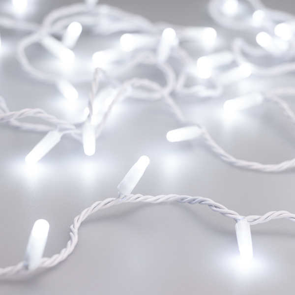Arlight Светодиодная гирлянда ARD-STRING-CLASSIC-10000-WHITE-100LED-MILK-STD White (230V, 7W) (Ardecoled, IP65) 031202