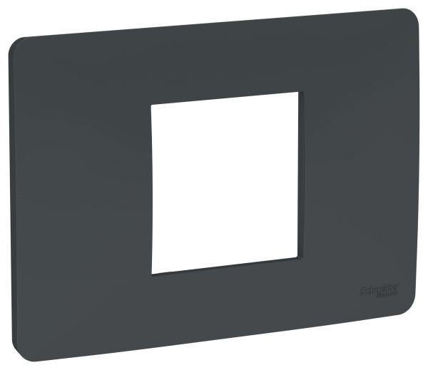 Купить SE Unica Modular Антрацит Рамка 2-модульная NU210254
