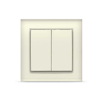 UNIVersal "Бриллиант" Выключатель "слоновая кость" 2 кл. 7948622