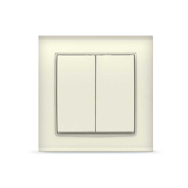 UNIVersal "Бриллиант" Выключатель "слоновая кость" 2 кл. 7948622