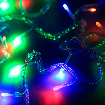 Arlight Светодиодная гирлянда ARD-STRING-HOME-5000-CLEAR-50LED-LIVE RGB (230V, 3.5W) (Ardecoled, IP20) 025763