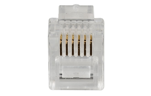 Купить IEK ITK Разъём RJ12 UTP для кабеля кат.3, 6P6C CS3-1C3U