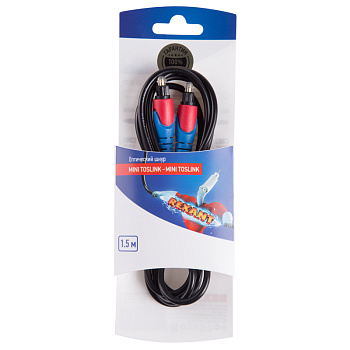 Шнур оптический Toslink 1.5М Rexant 06-3129
