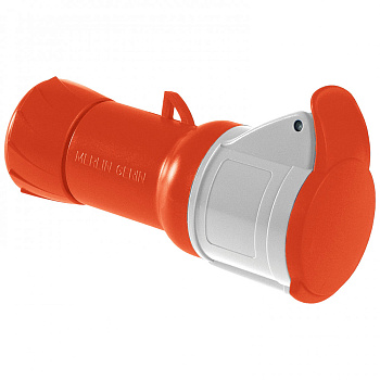 SE PratiKa Розетка кабельная, винтовой зажим, 16А 3P+E IP44 380В PKF16M434