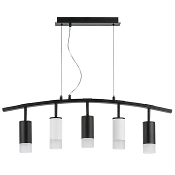 Lightstar LR7353733621 Люстра RULLO 5х50W GU10 ЧЕРНЫЙ/БЕЛЫЙ (571735+214437-3+214436-2+202431-5), шт