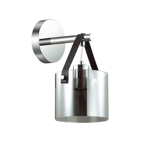 Lumion 3716/1W LN18 132 хром/дымчатый Бра E27 60W 220V VALARIE Купить Lumion 3716/1W LN18 132 хром/дымчатый Бра E27 60W 220V VALARIE