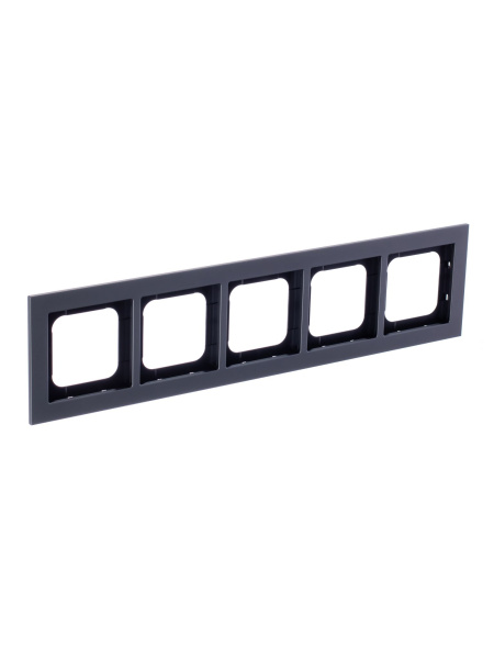 Купить ABB Axcent металл/платина Рамка 5-постовая 2CKA001754A4692