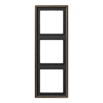 JUNG LS 990 Латунь Antik Рамка 3-ая ME2983AT