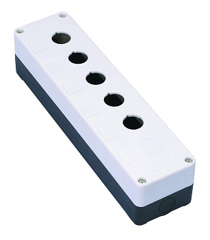 Dekraft Кнопочный пост пласт. D22 5 мест бел. КП-101