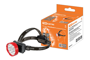 TDM Фонарь «Налобный 5» аккумуляторный, 9 светодиодов, 0,8 Ач SQ0350-0044 TDM Фонарь «Налобный 5» аккумуляторный, 9 светодиодов, 0,8 Ач SQ0350-0044