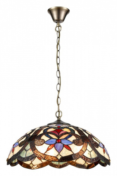 VELANTE 826-806-03 Люстра подвесная Бронза/Разноцветный E27 3*60W