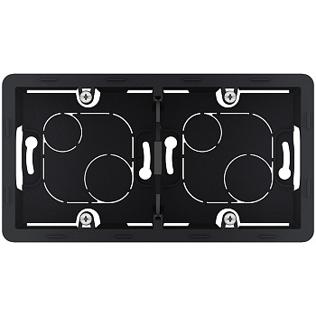 Legrand INSPIRIA Антрацит Коробка накладного монтажа - 2 поста 673993
