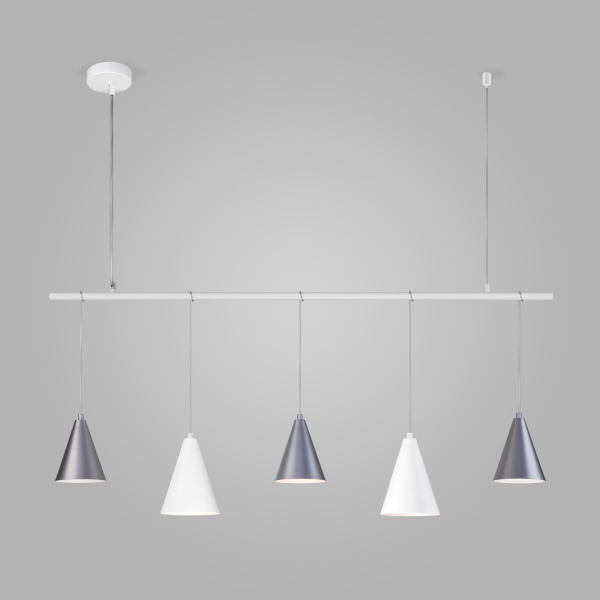 Купить Eurosvet Подвесной светильник 50088/5 белый/серебро a057473