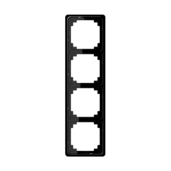 JUNG CD plus Черная Рамка 4-ая CDP584SW