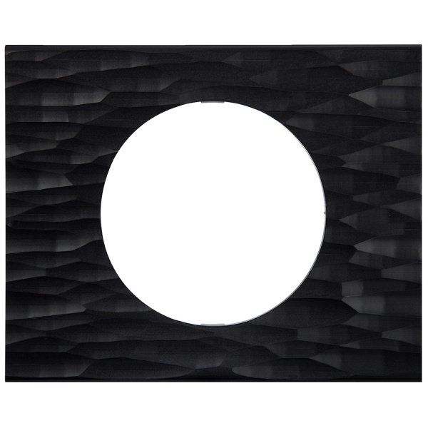 Купить Legrand Celiane2 Corian Черный рифленый Рамка 1-я (2 мод) 069021