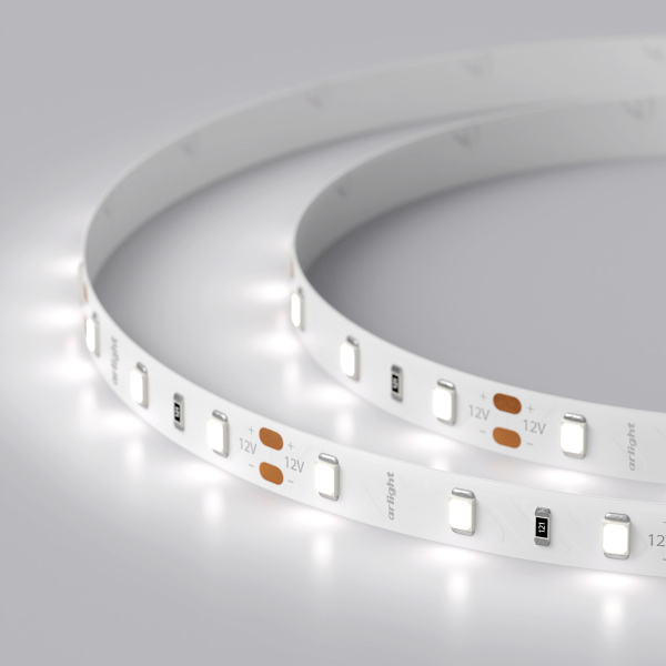 Купить Arlight Светодиодная лента RT-A60-8mm 12V White6000 (7.2 W/m, IP20, 2835, 5m) (Открытый) 015703(2)