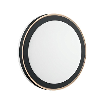 Sonex 7620/DL PALE SN 046 Светильник пластик/белый/черный/медный LED 48Вт c ДУ 3000-4200-6300К D390 IP43 пульт ДУ AKUNA