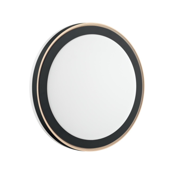 Sonex 7620/DL PALE SN 046 Светильник пластик/белый/черный/медный LED 48Вт c ДУ 3000-4200-6300К D390 IP43 пульт ДУ AKUNA