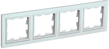 IEK BRITE BASE Жемчуг Рамка 4-м РУ-4-БрЖ