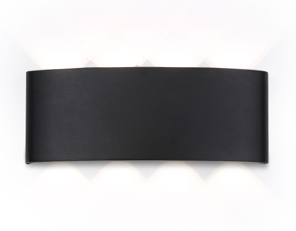 Ambrella Светильник светодиодный уличный настенный архитектурный ST4464/8 BK черный IP65 LED 4200K 8W 210*80*46