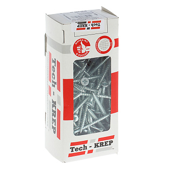 Tech-Krep Саморезы универсальные  70х5,0 мм (100 шт)  оцинкованные - коробка с ок. Tech-Kr 102202