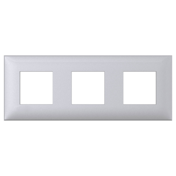 Купить DKC Рамка "Avanti", "Закаленная сталь", 3 поста (6 мод.)