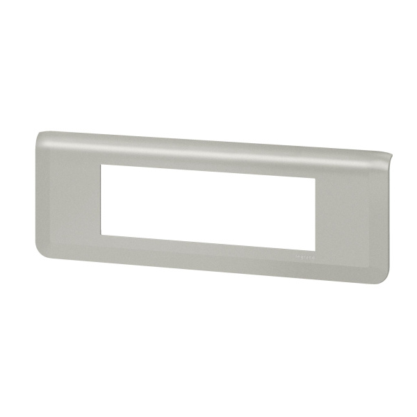 Купить Legrand Mosaiс Рамка - Программа Mosaic - 6 модулей - алюминий 079316L