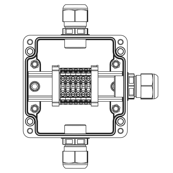 DKC TBE-P-03-(6xCBC.4)-1xPACMP(A)-1xPACMP(C)-1xPACMP(D)1Ex e IIC Т5 Gb / Ex tb IIIC T95°C Db IP66