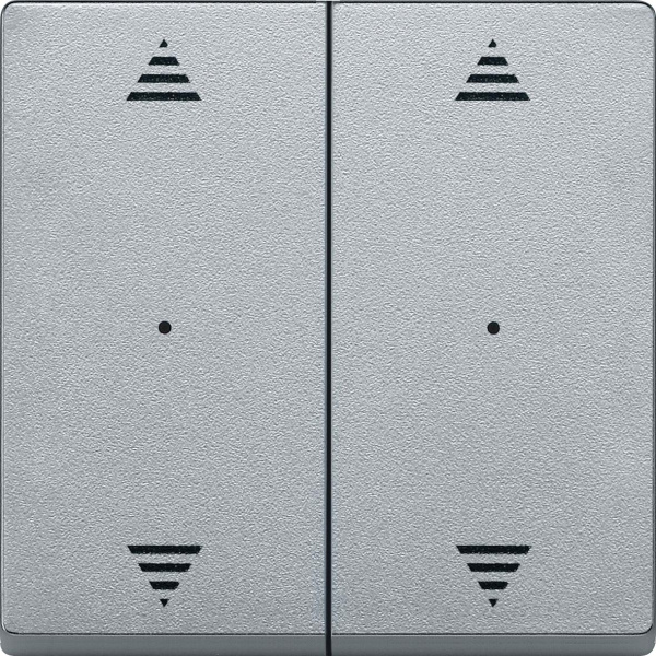 Купить SE Merten KNX\EIB SM Алюминий Клавиша для модуля 2-кночного выключателя со стрелками ВВ/ВН MTN625860