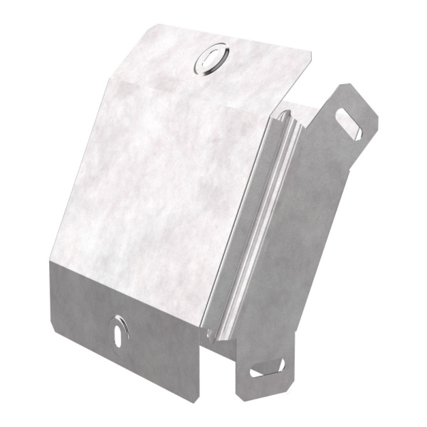 Промрукав Угол вертикальный внешний 45 градусов с крышкой Стандарт 150х100 PR16.0556