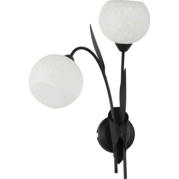 Lussole S.R.L Металл Коричневый /  Стекло Светильник настенный E14 GRLSF-6291-02