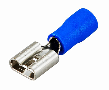 Клемма плоская изолированная гнездо - 7.4мм 1.5-2.5мм² (РПи-м 2.5-(6.3) / РПИм 2-250) Rexant 08-0433