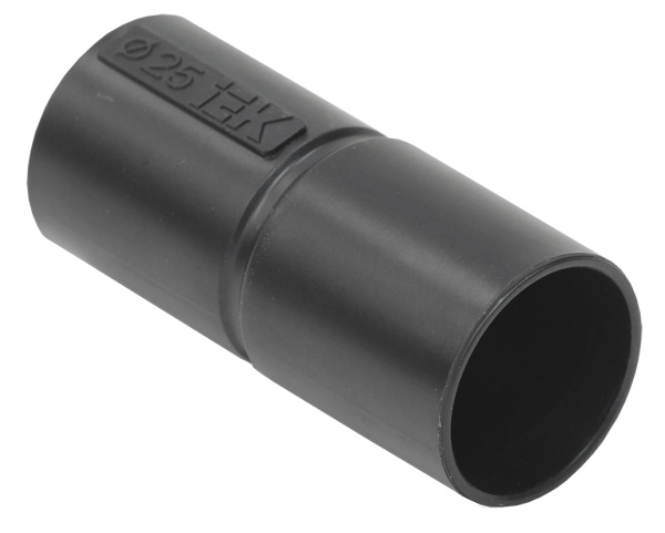 IEK ELASTA Муфта труба-труба GI25G черный CTA10D-GIG25-K02-050