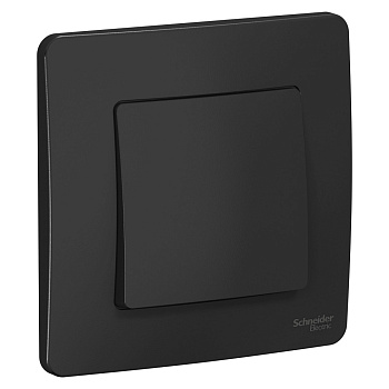 Systeme Electric Blanca внутр Антрацит Переключатель 1-клавишный, 10А, 250B