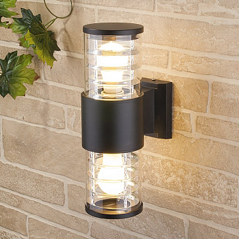 Elektrostandard 1407 TECHNO / Светильник садово-парковый черный a032609